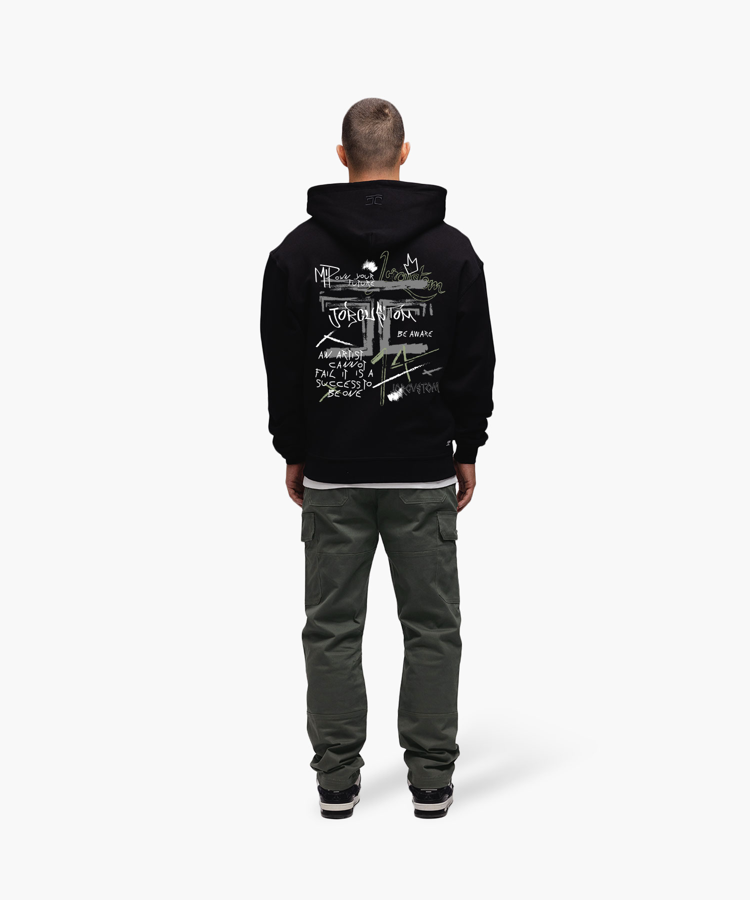 【YOURNUS】Aiming Track Over Hoodie Women's Tech Hoodie - Stealth Cuff