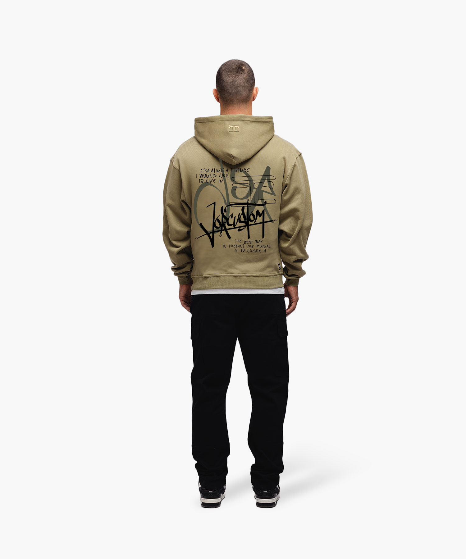 JORCUSTOM - Future Zipped Hoodie Olive