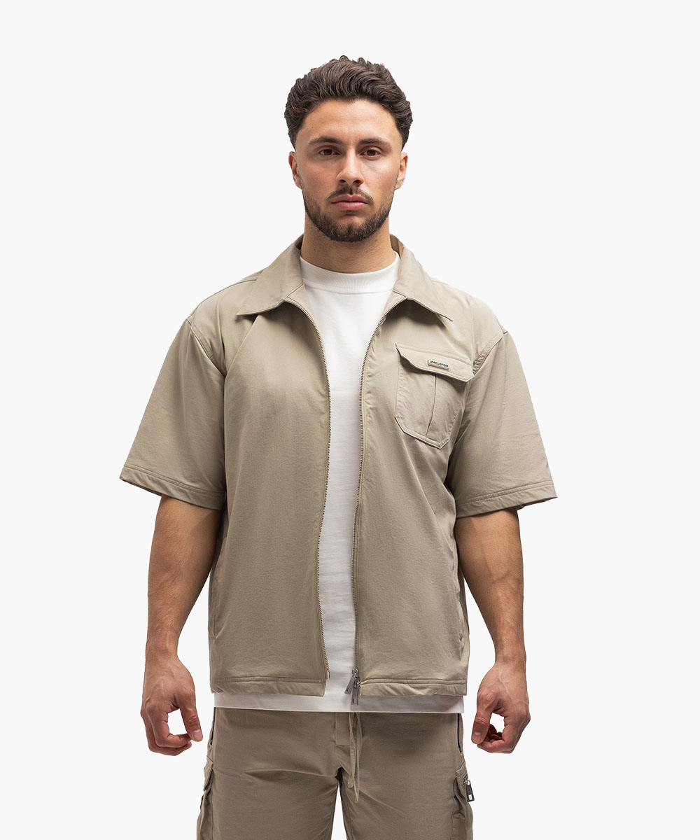 JorCustom Cargo Jacket Short Sleeve Grey