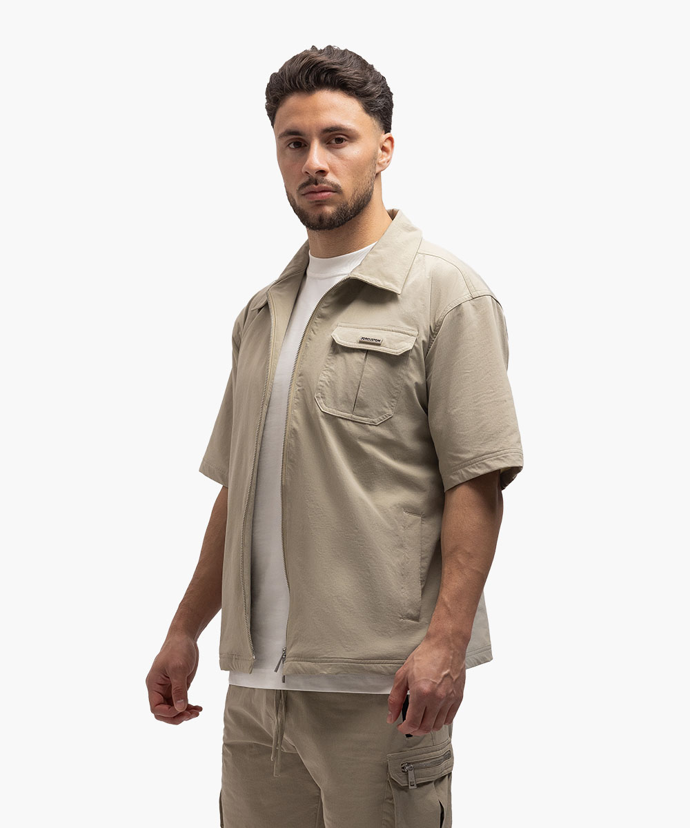 JORCUSTOM - Cargo Jacket Short Sleeve Grey