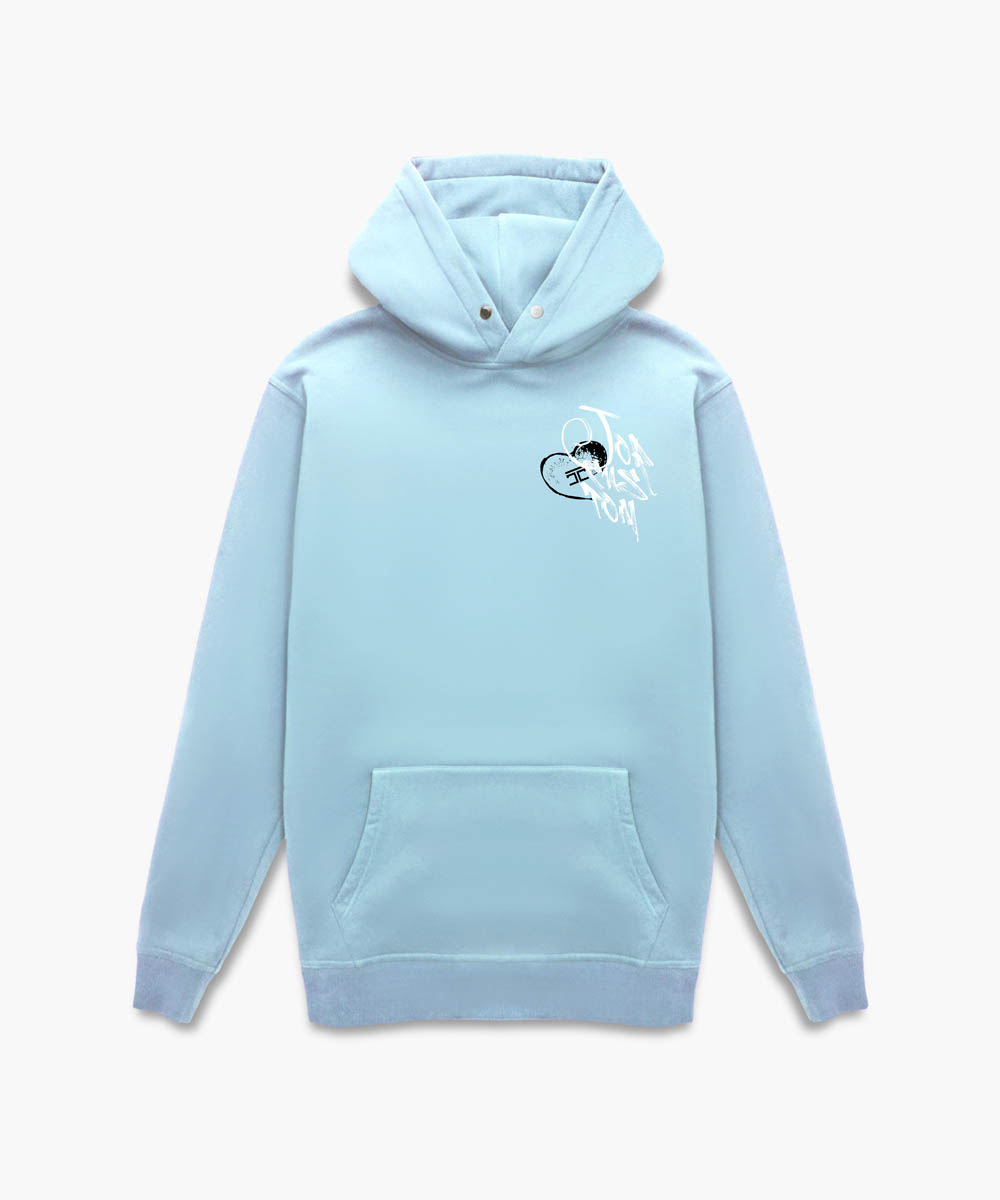 JorCustom - LoveAngel Slim Fit Hoodie Blue