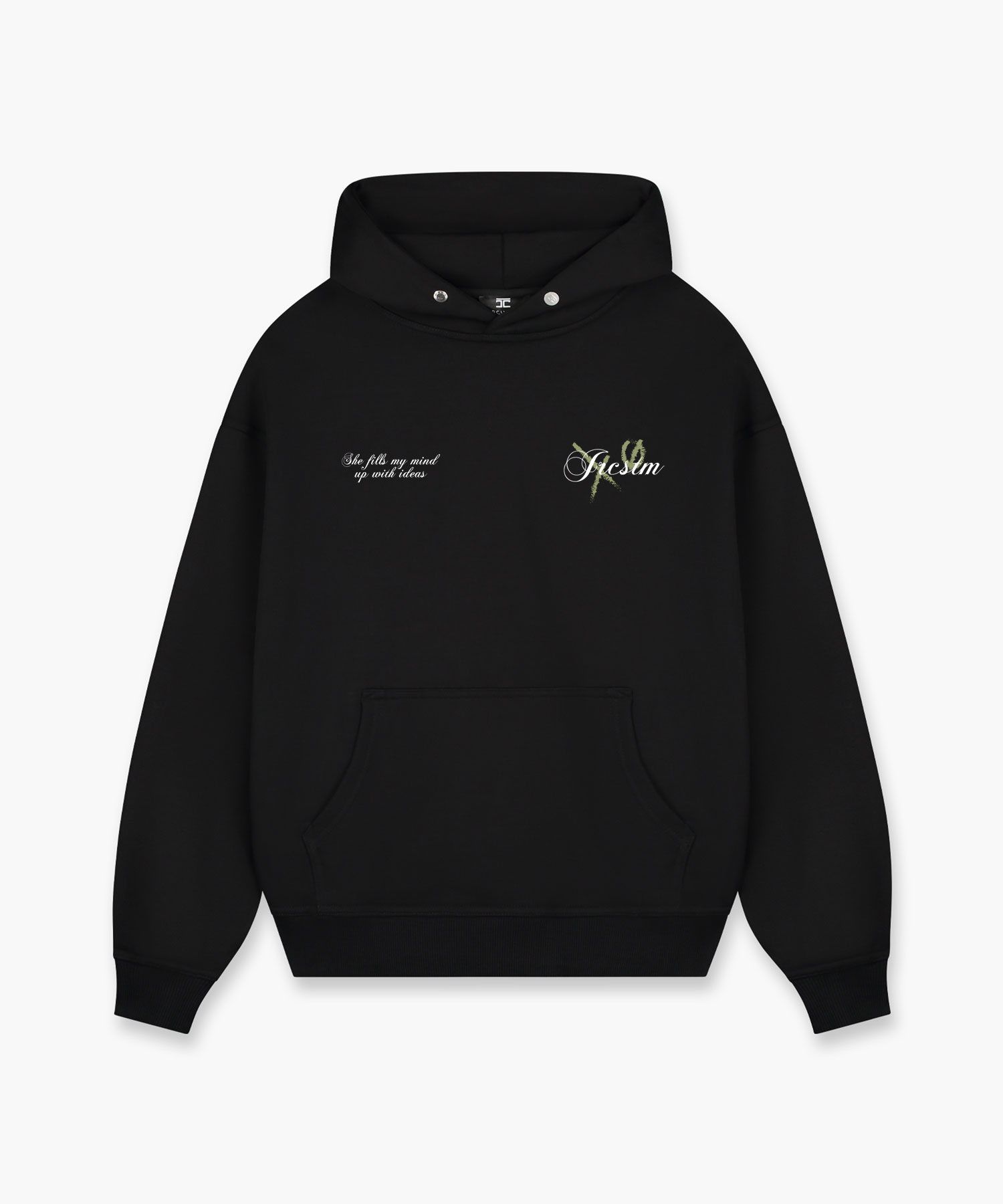 JORCUSTOM - Angel Oversized Hoodie Black