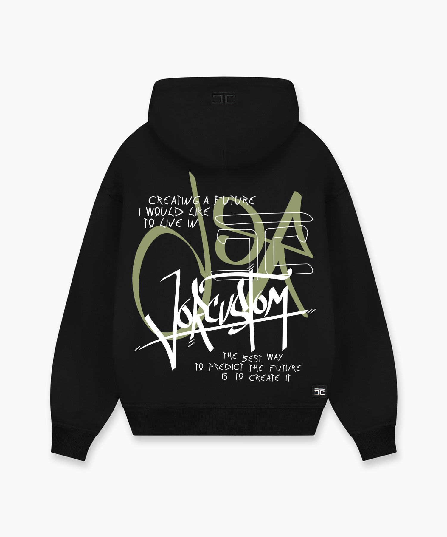 JORCUSTOM - Future Zipped Hoodie Black