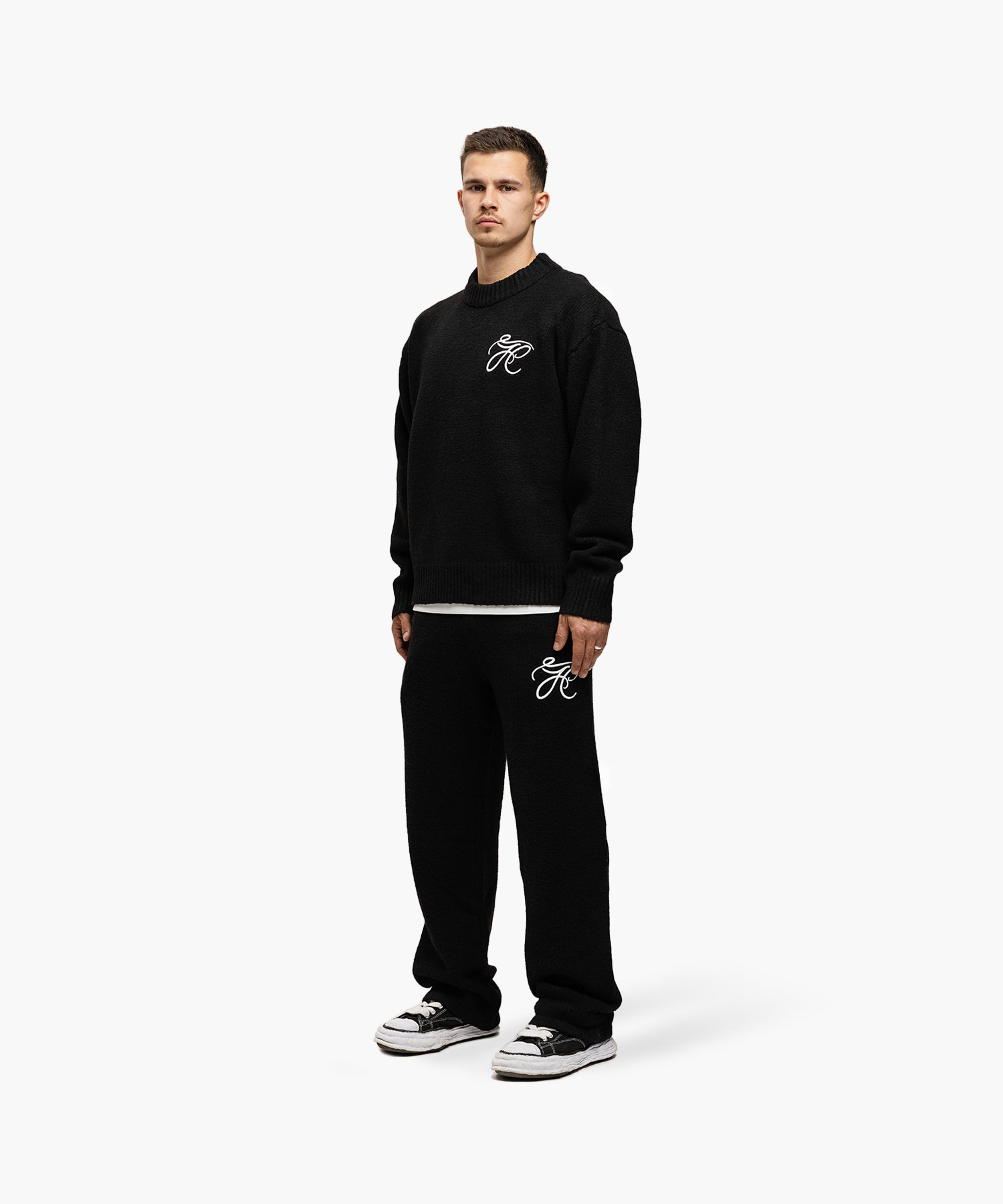JORCUSTOM - SignatureIcon Knit Sweater Black