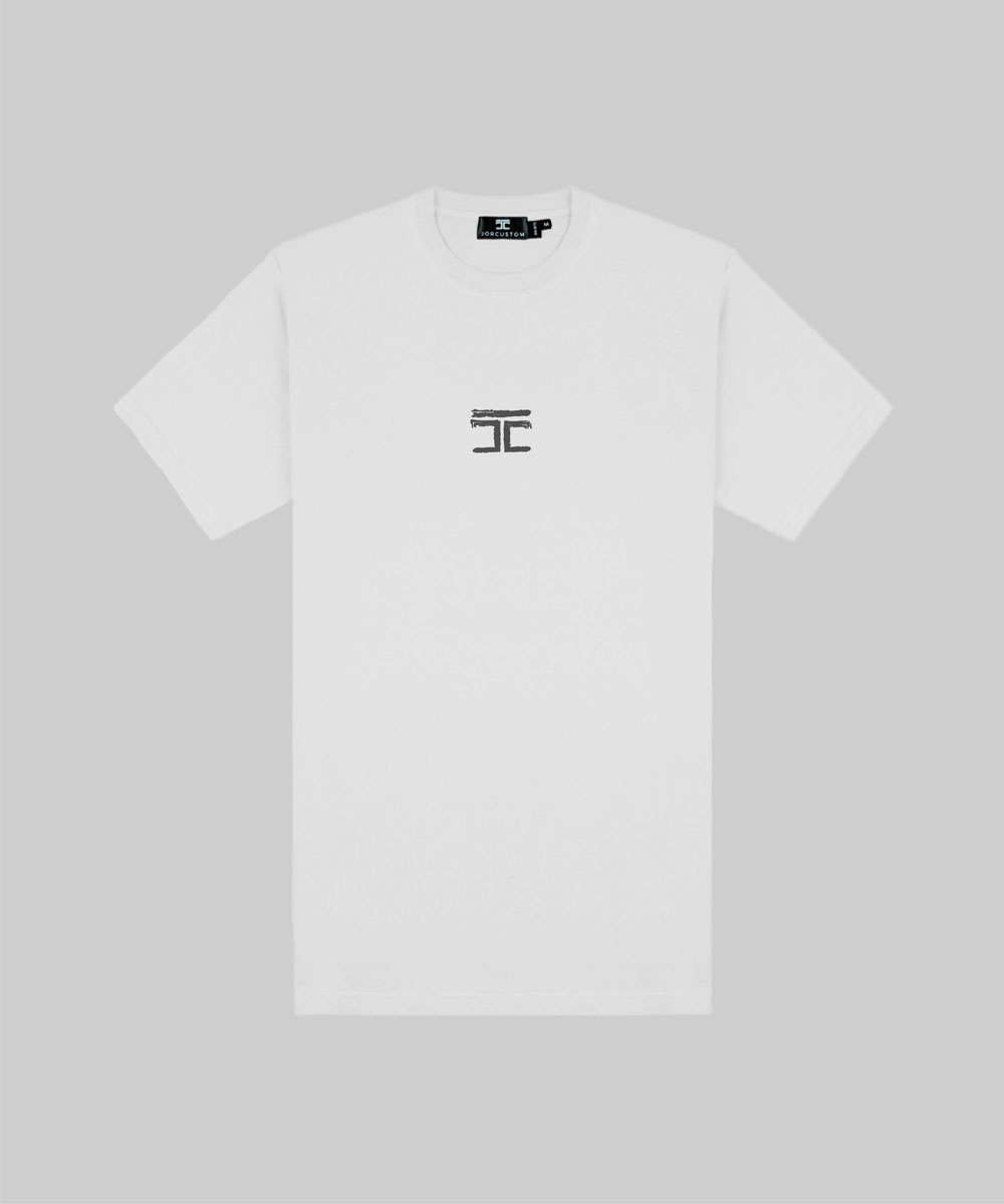 JorCustom - Artist Slim Fit T-Shirt White