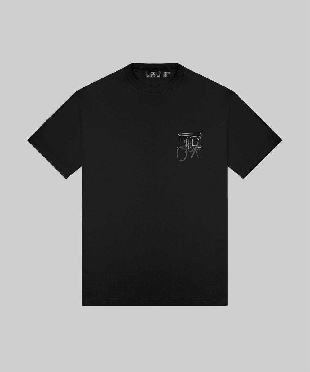 JorCustom - Future Loose Fit T-Shirt Black