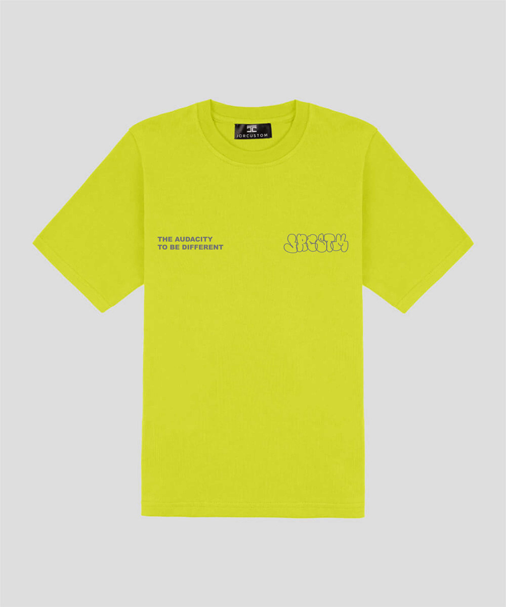 JorCustom - Audacity Kids T-Shirt Lime