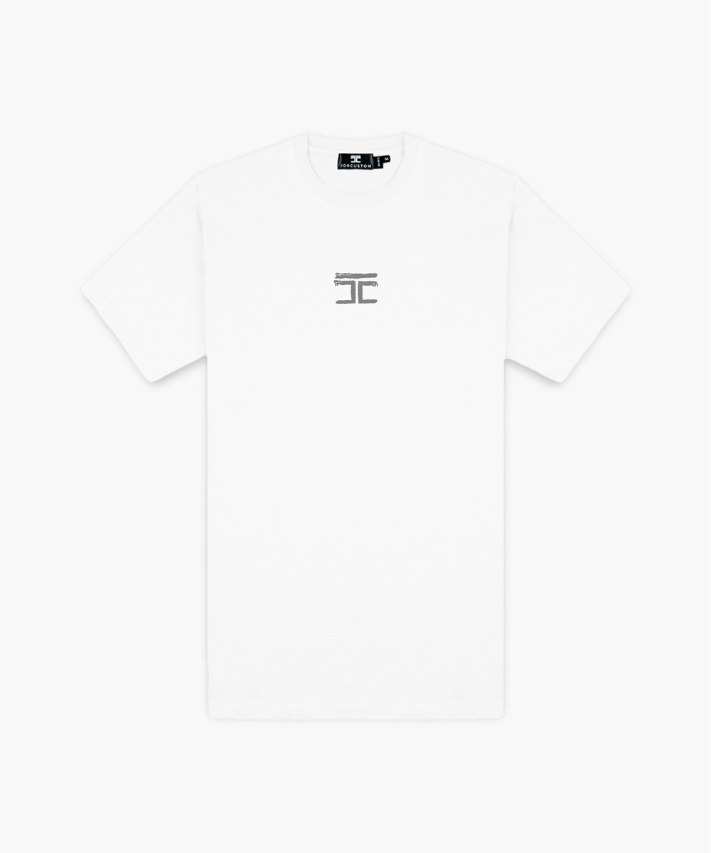 JorCustom - Artist Slim Fit T-Shirt White