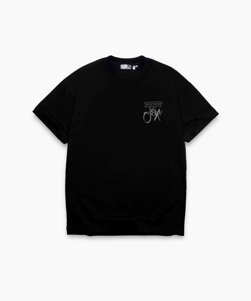 JorCustom - Future Loose Fit T-Shirt Black