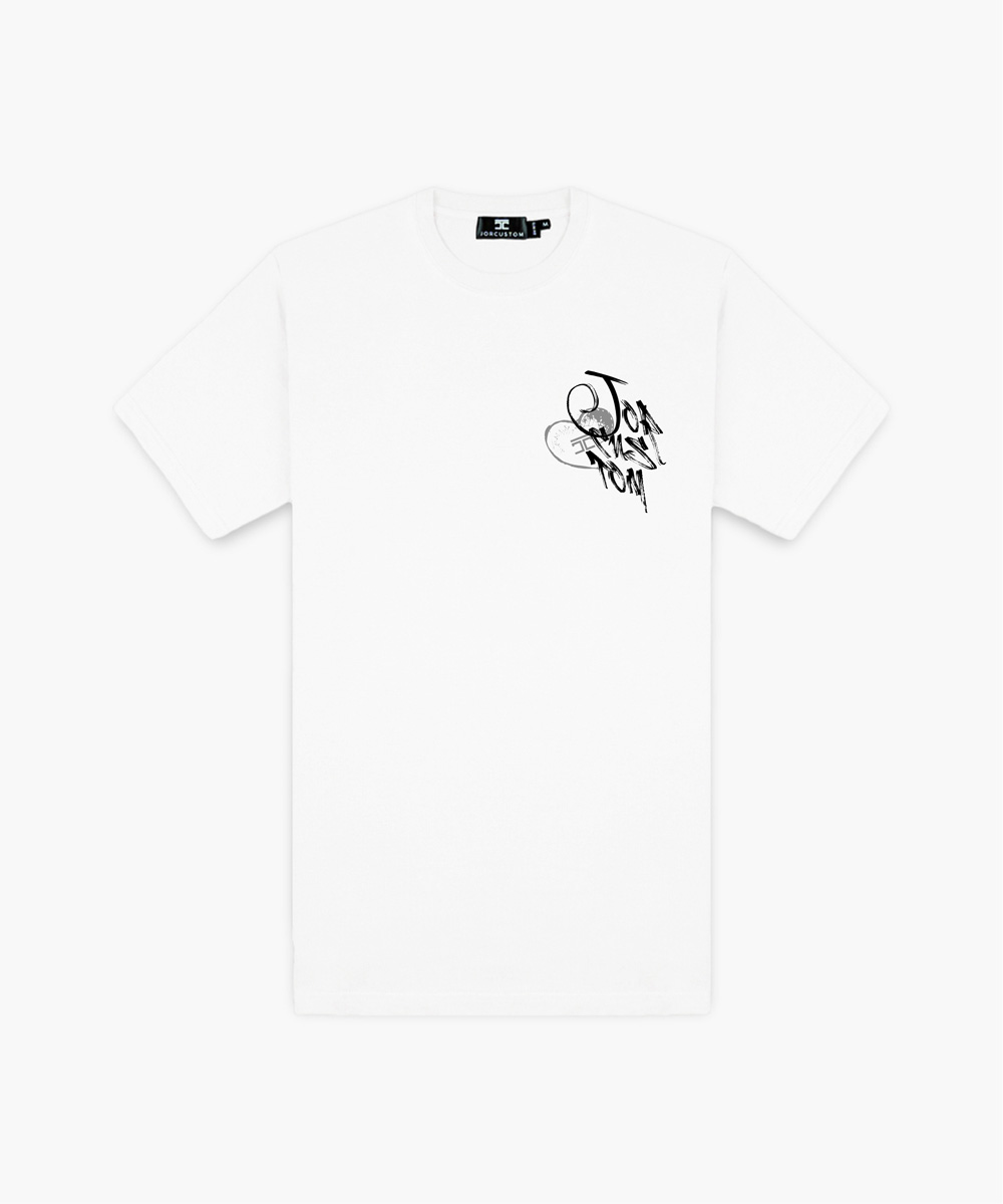 JorCustom - LoveAngel Slim Fit T-Shirt White