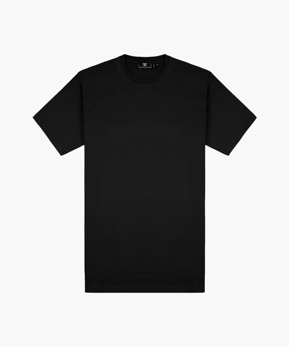 JorCustom - Blank Slim Fit T-Shirt Black
