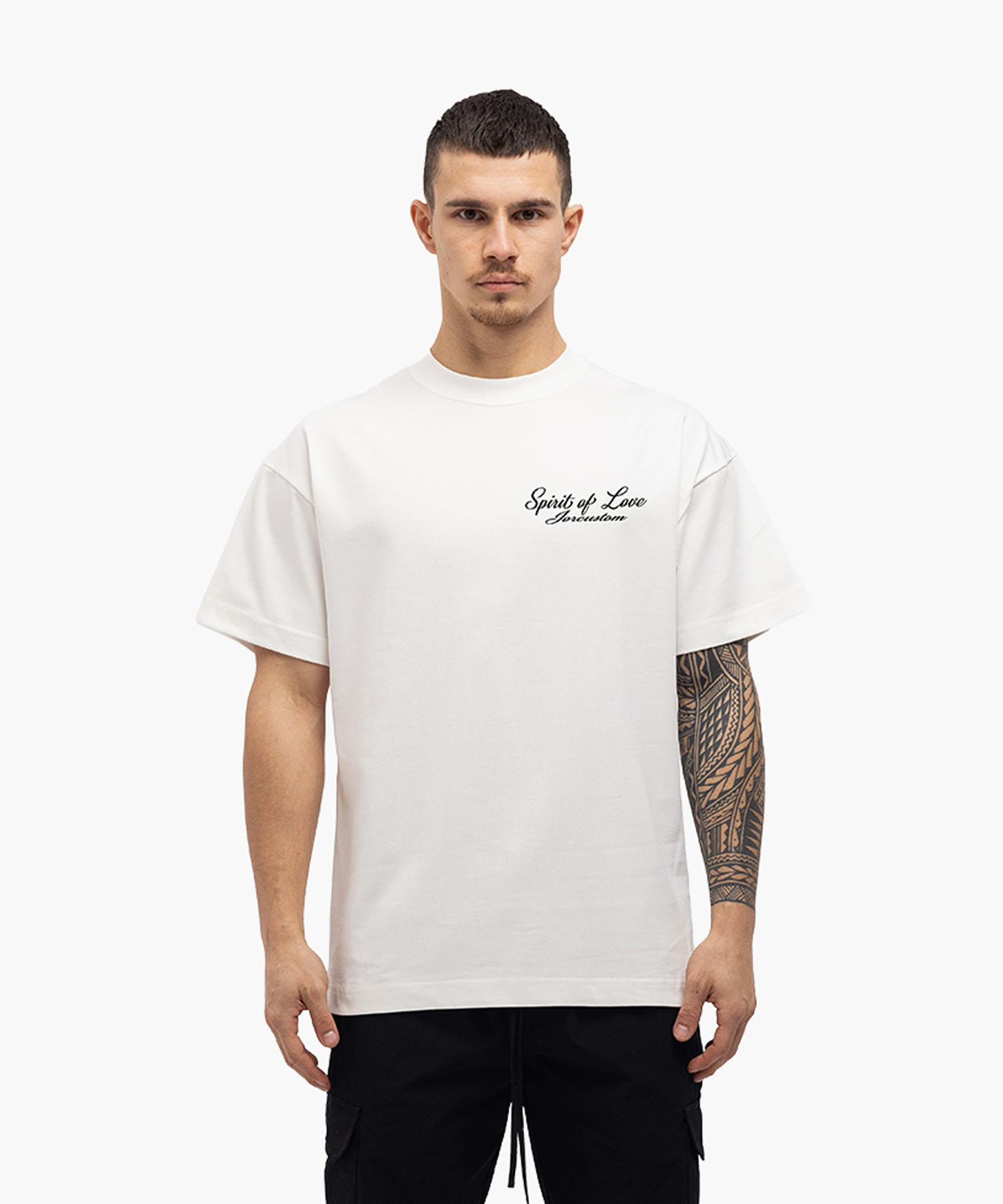 JorCustom - SpiritOfLove Loose Fit T-Shirt White