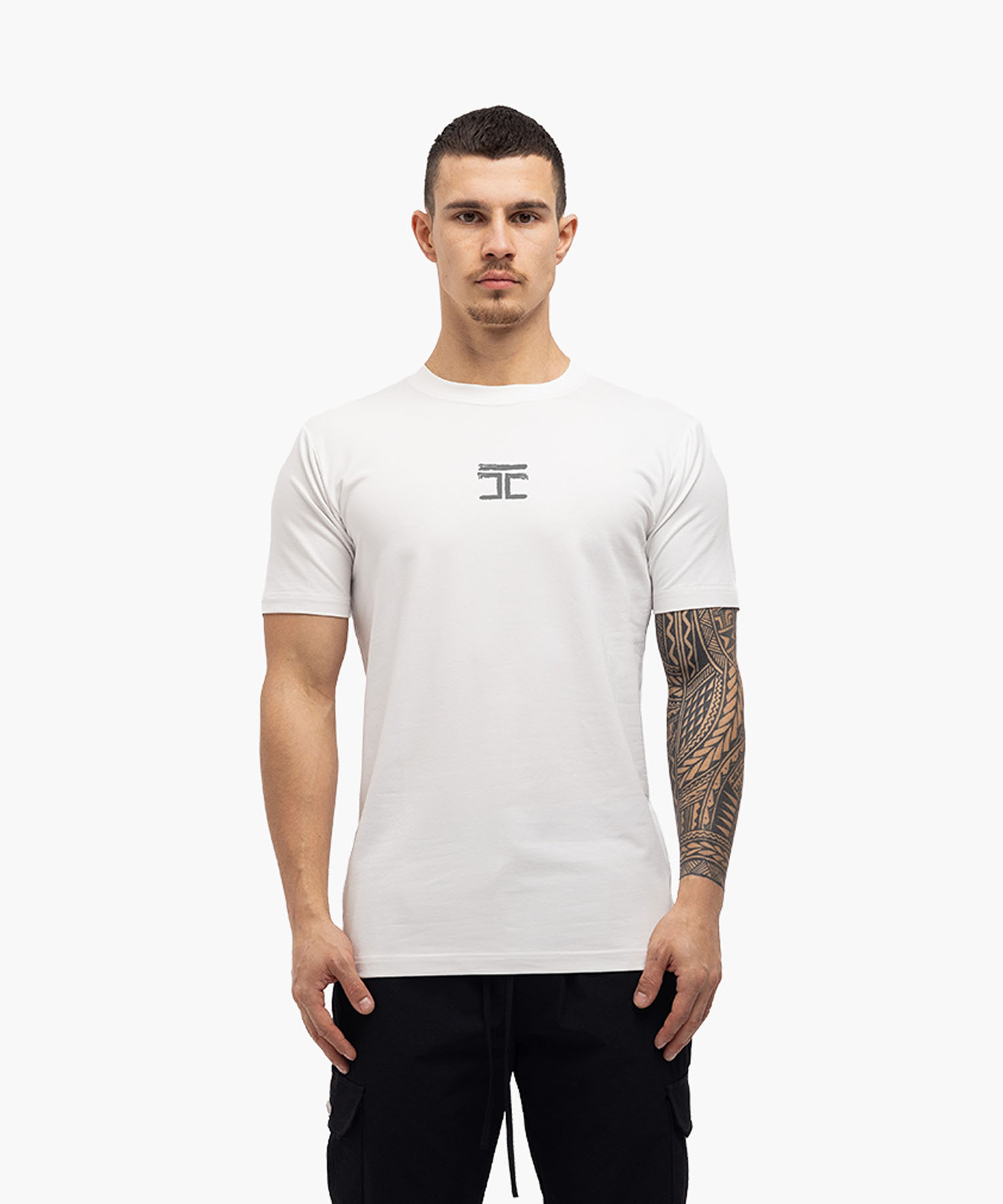 JorCustom - Artist Slim Fit T-Shirt White