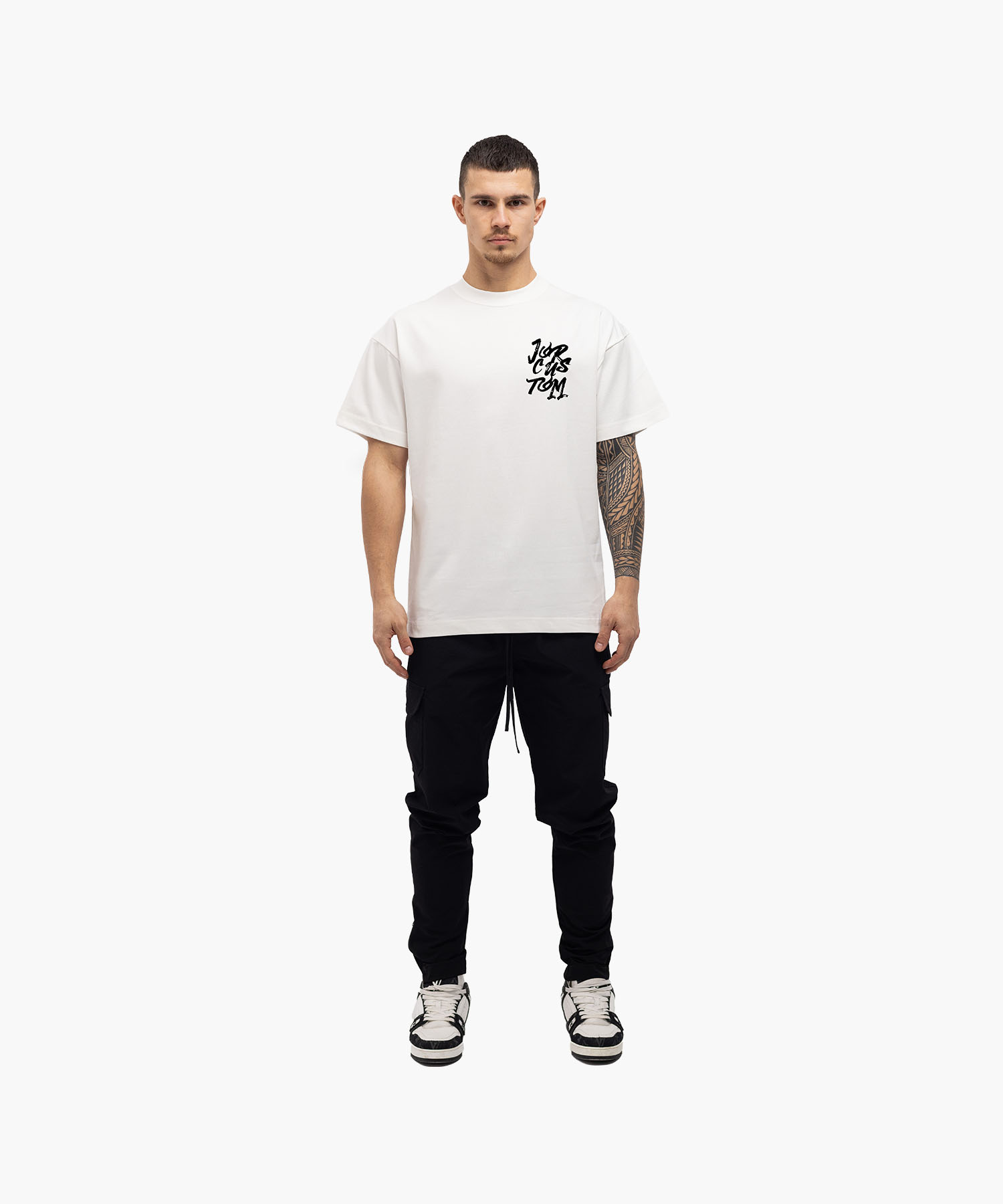 JorCustom - Forever Loose Fit T-Shirt White