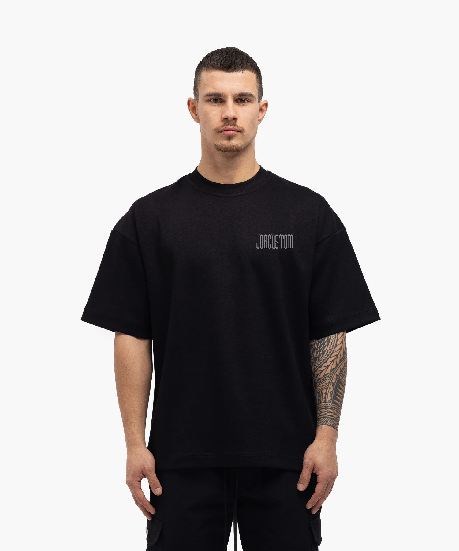 JorCustom - Excellence Oversized T-Shirt Black